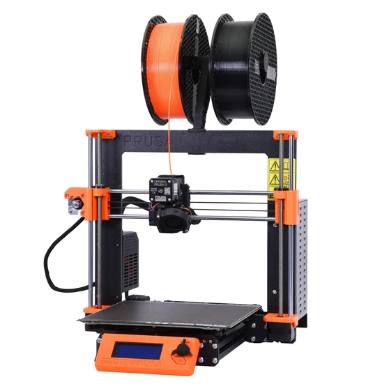 Une photo promotionnelle de l'imprimante 3D Prusa MKS3+